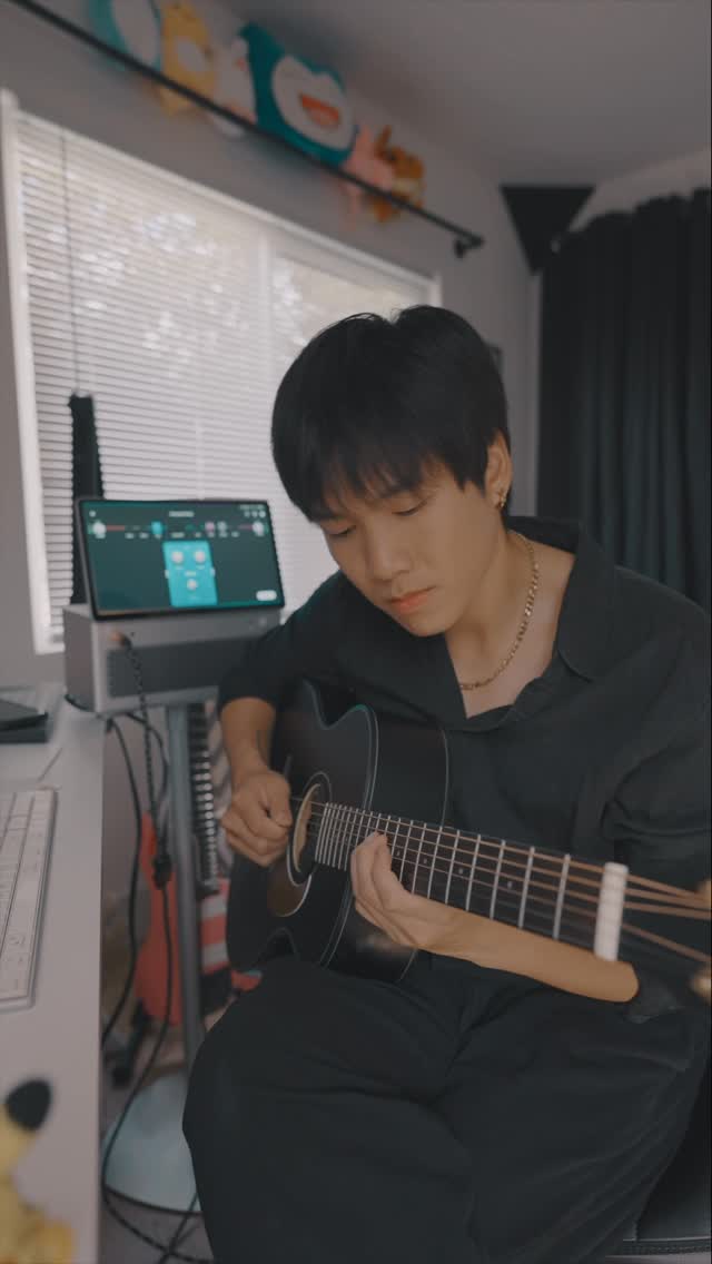 Instagram post by @rubenwan for LAVA MUSIC. Caption reads: You can only play one for the rest of your life,....