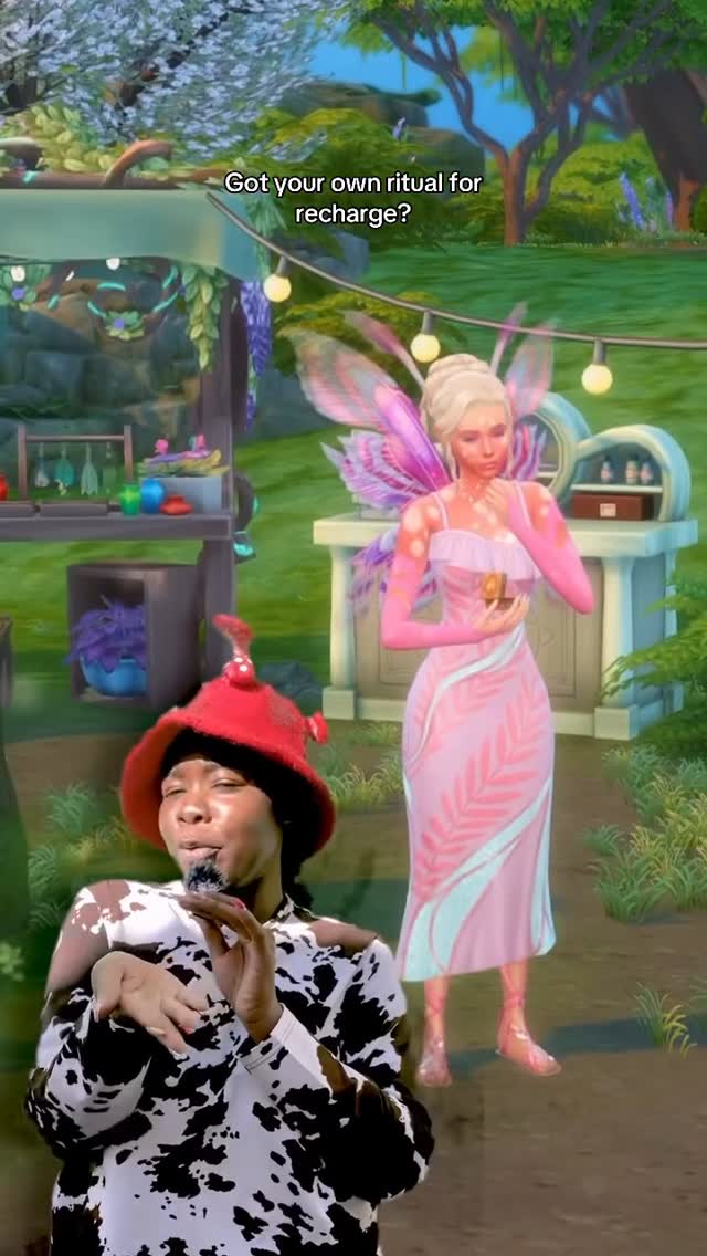 Instagram post by @jeyjeybink for The Sims. Caption reads: Burnt out? Off-balance? 🫨
NEED TO REMEMBER WHAT....