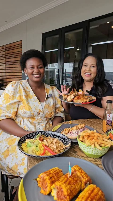 Instagram post by @amber_fredericks for Nando's UK & Ireland. Caption reads: Oh, What a flavour! @nandosrsa launched their....