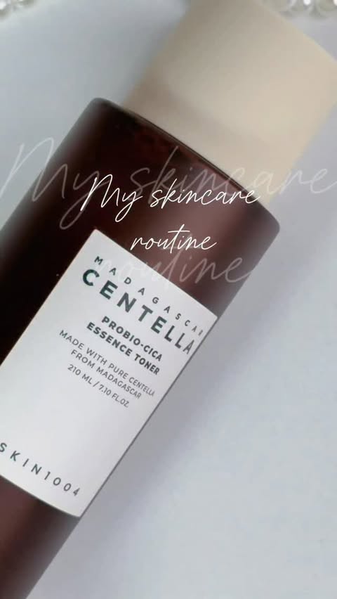Instagram post by @mari_ugccreator for Centellian24. Caption reads: [...] routine for calm & glowing skin 🌿....