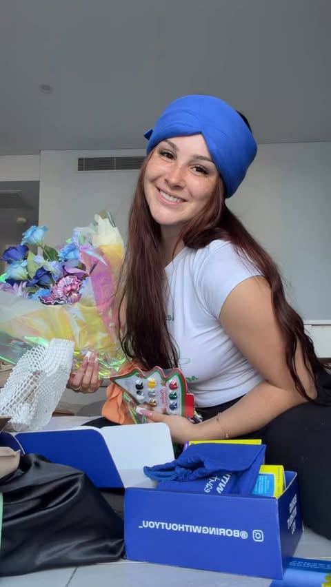 Instagram post by @vjknight15 for Honey Birdette. Caption reads: pr unboxing 📦

thank you to all the brands that....