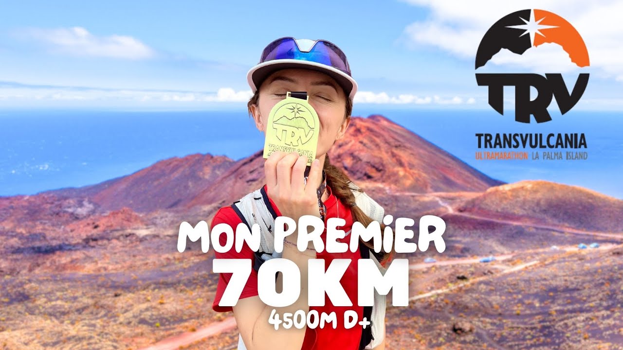YouTube post by @coursptitetomate for Nutripure. Caption reads: I RUN MY FIRST 70KM (I almost gave up).
