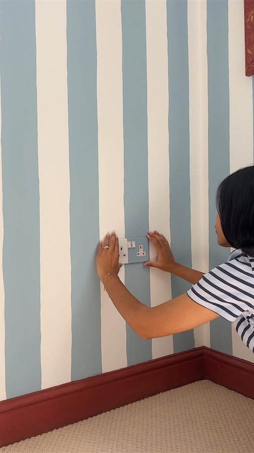 Instagram post by @tahirashome for Plank Hardware. Caption reads: [...] But with our new paintable ones from....