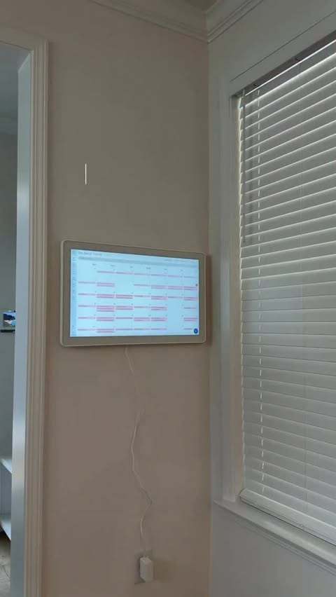 Instagram post by @myclassroomdiaries for Skylight Frame. Caption reads: My SkyLight Calendar helps keep me organized and....