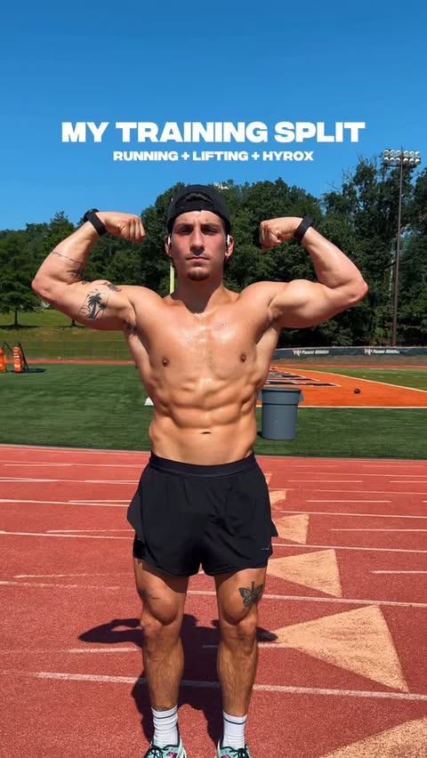 Instagram post by @matt_zelaya for COROS. Caption reads: My new training split  to become the fastest and....