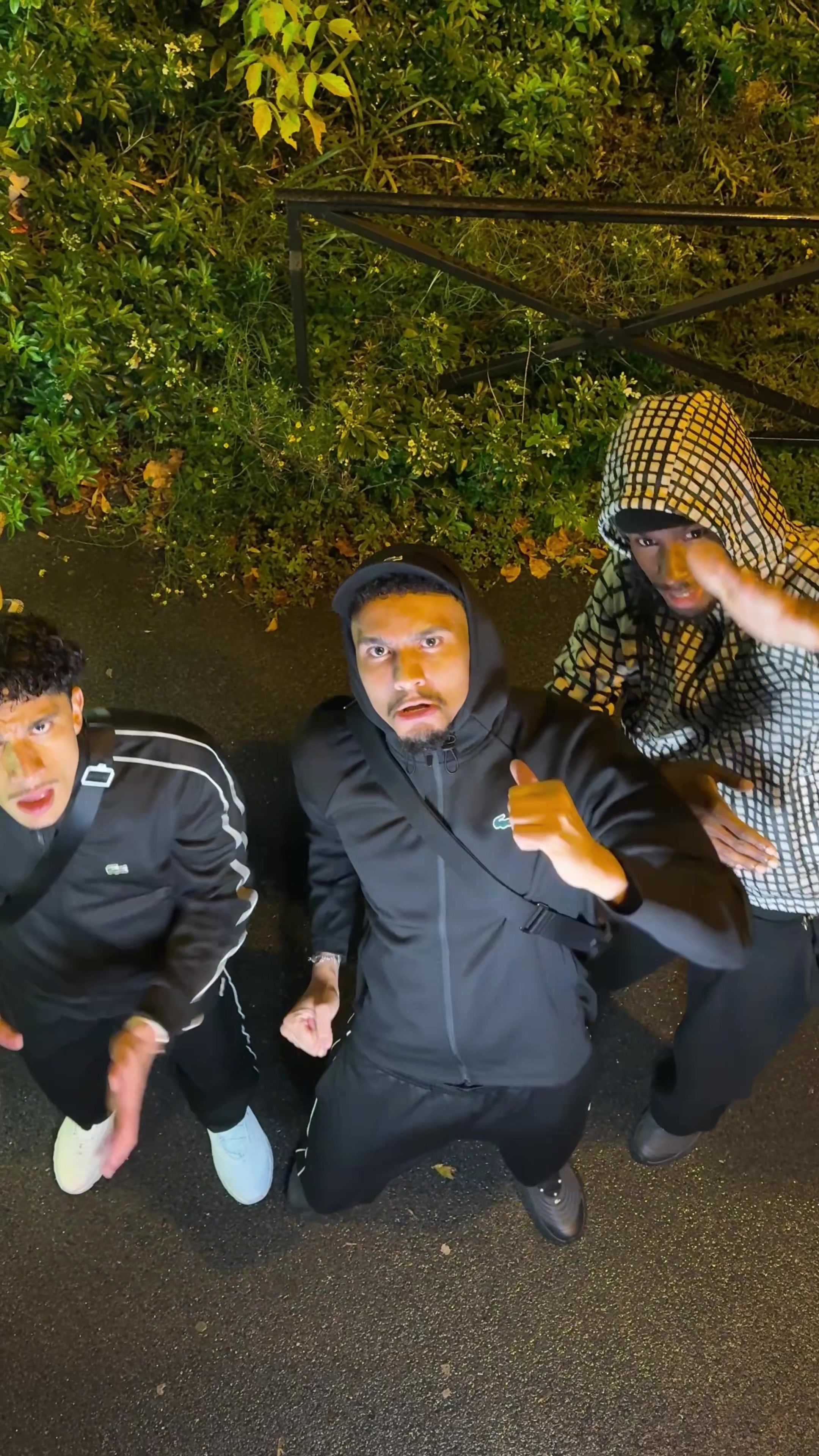 TikTok post by @ad4reaal_ for Lacoste. Caption reads: Les crocos ont sorti les Spinor 🐊 @Lacoste .