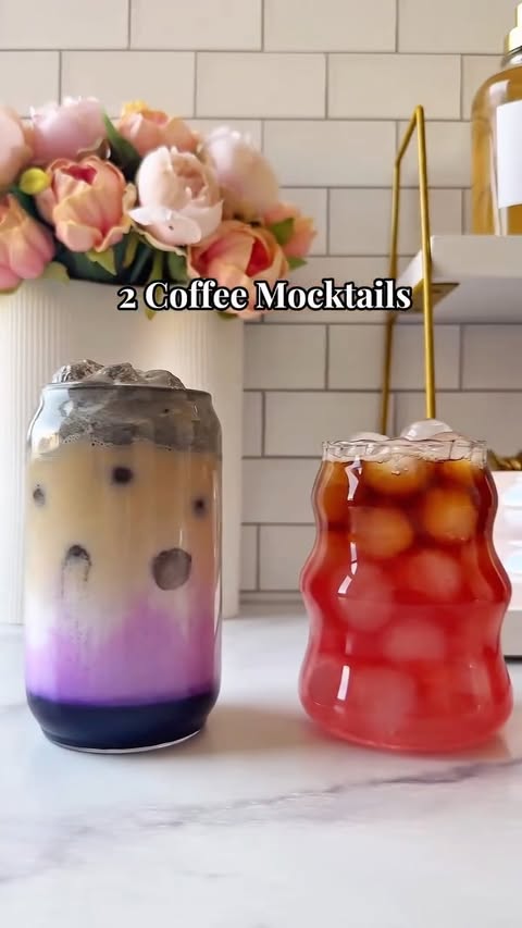 Instagram post by @craftedbychristie for Lifeboost Coffee. Caption reads: [...] coffee mocktails. I partnered with....