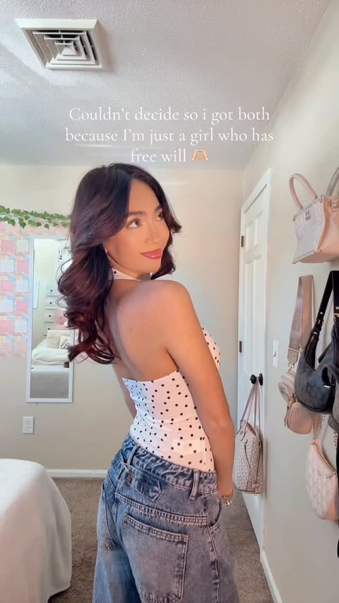 Instagram post by @marialys_frias for Charlotte Russe. Caption reads: Love me some body suits 🫶🏻 @charlotterusse....