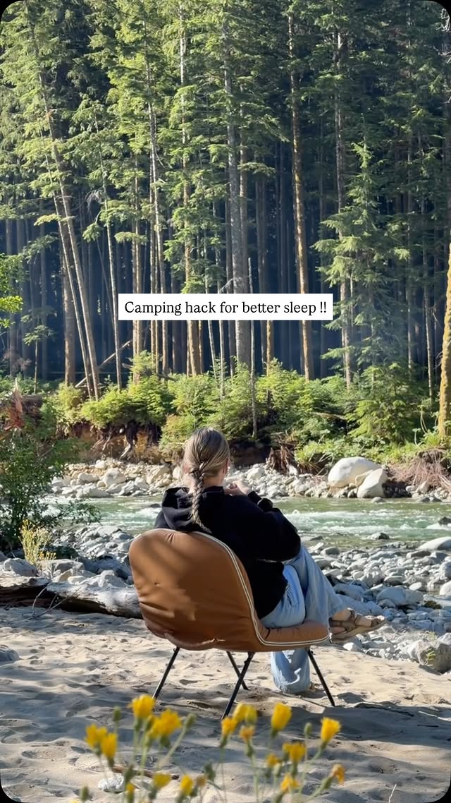 Instagram post by @jordynnsoutside for Zonli. Caption reads: [...] best to be holistic even when camping....