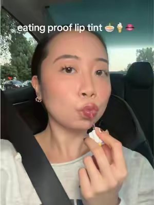 TikTok post by @life_onloop for AMUSE Seoul. Caption reads: [...] 💕 Looks like my lips but better 🤩 @AMUSE....