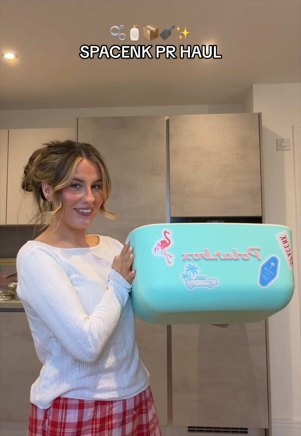 TikTok post by @xnatashacalder for beautyblender. Caption reads: [...] @LOCCITANE @Phlur Fragrances @Medik8....