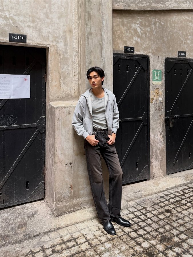 Instagram post by @gorn.proxie for Calvin Klein. Caption reads: in SH🤍 @calvinklein.