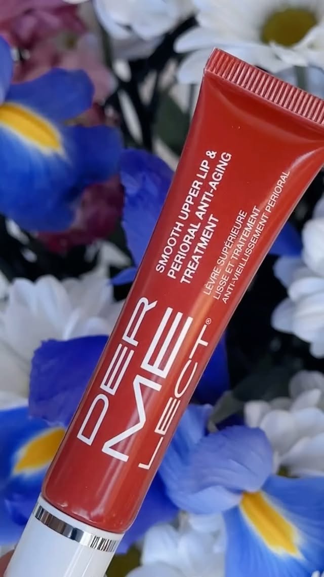 Instagram post by @volha_creative for Dermelect. Caption reads: @dermelect 
SMOOTH UPPER LIP PROFESSIONAL — my new....