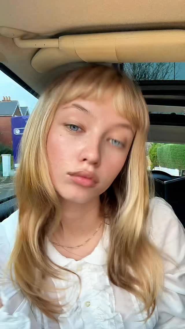 Instagram post by @llolaclark for Prada Beauty. Caption reads: ad on the go using all my favourites....