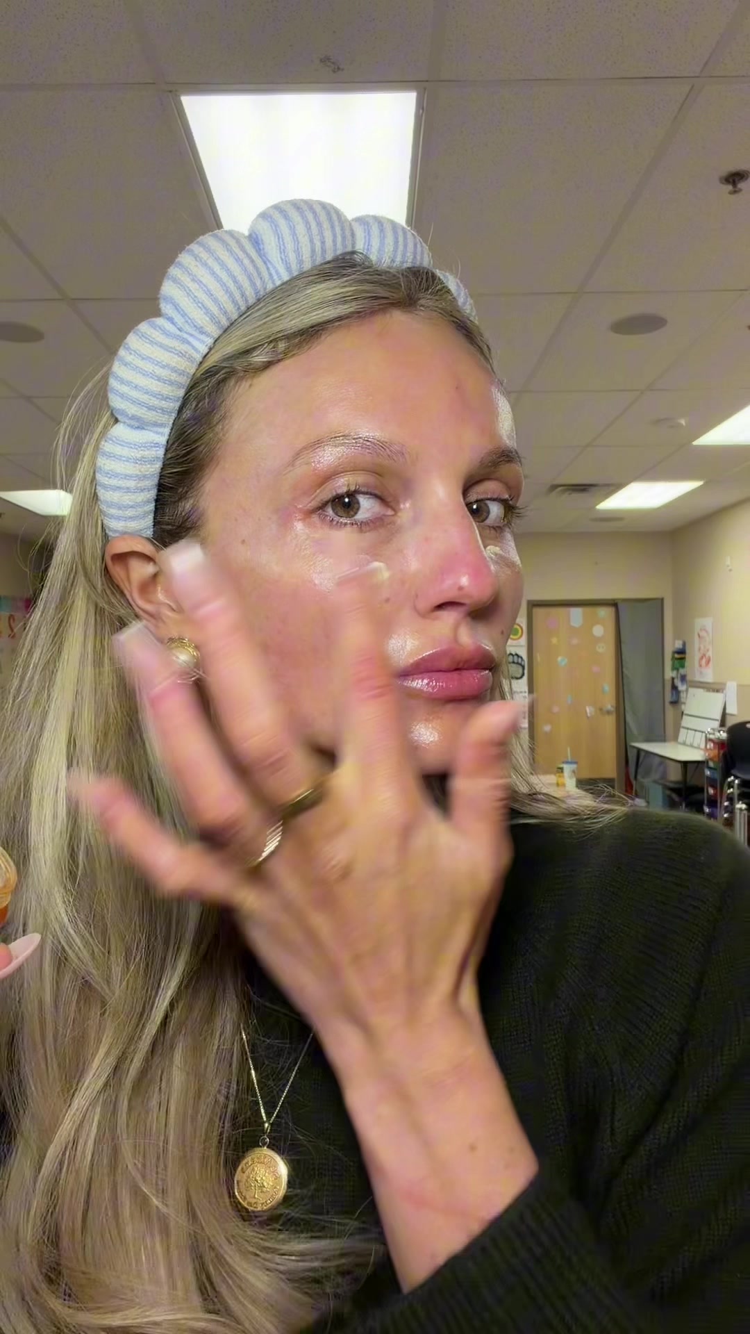 TikTok post by @beccers_gordonn for OLEHENRIKSEN. Caption reads: It’s amazing what the @Olehenriksen Banana Bright....