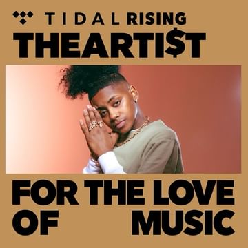 Instagram post by @thefcknartist for TIDAL. Caption reads: Hyped to be joining the @TIDAL RISING program!!....