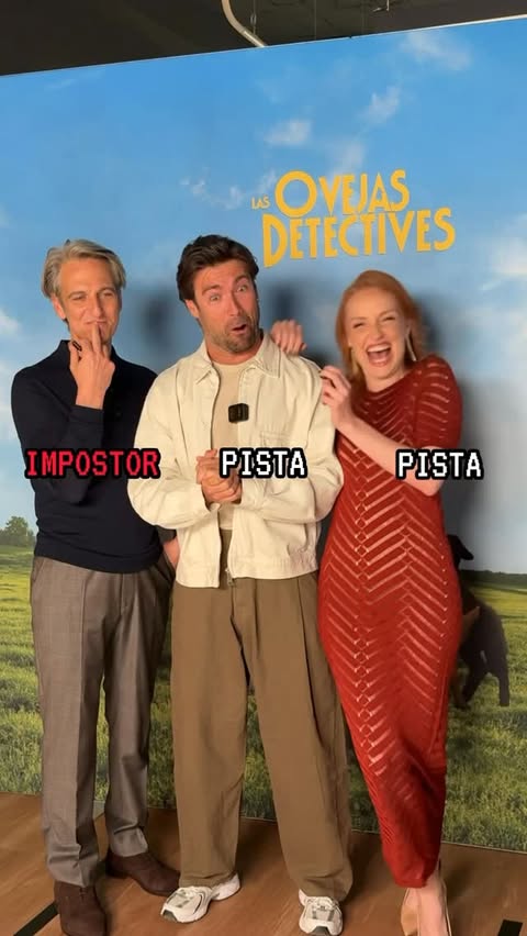 Instagram post by @charesbien for Sony Pictures. Caption reads: [...] Detectives 🐑🕵🏻‍♂️ @sonypicturesspain....
