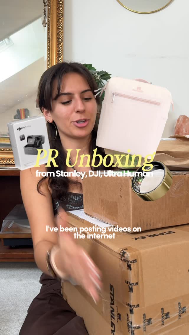 Instagram post by @bytiiiziana for Stanley 1913. Caption reads: so surreal to me still wow i’m so grateful!!....