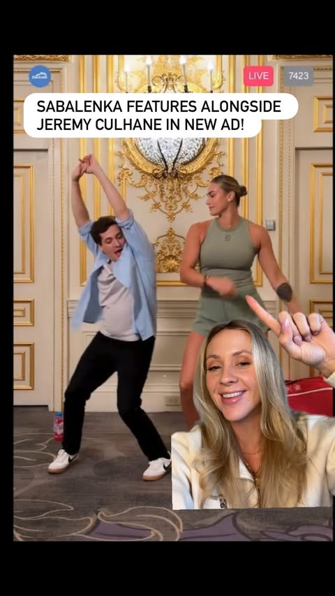 Instagram post by @itselizasworld for Electrolit. Caption reads: [...] @arynasabalenka staring in this new....