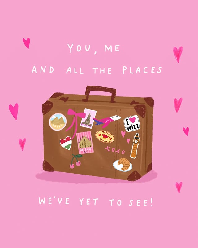 Instagram post by @byholliestartup for Wizz Air. Caption reads: [...] memories don’t 💘✈️ I’ve teamed up with Wizz....