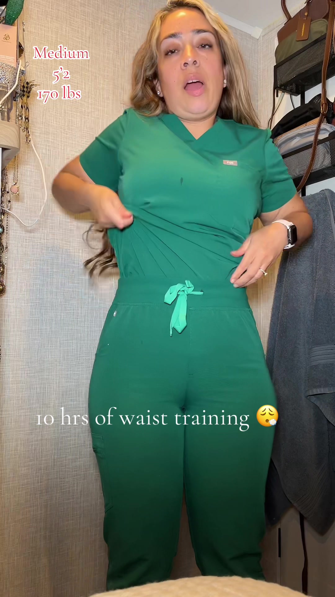 TikTok post by @tink_diana2009 for Lover-Beauty LLC. Caption reads: @Lover-Beauty LLC High compression waist trainer....
