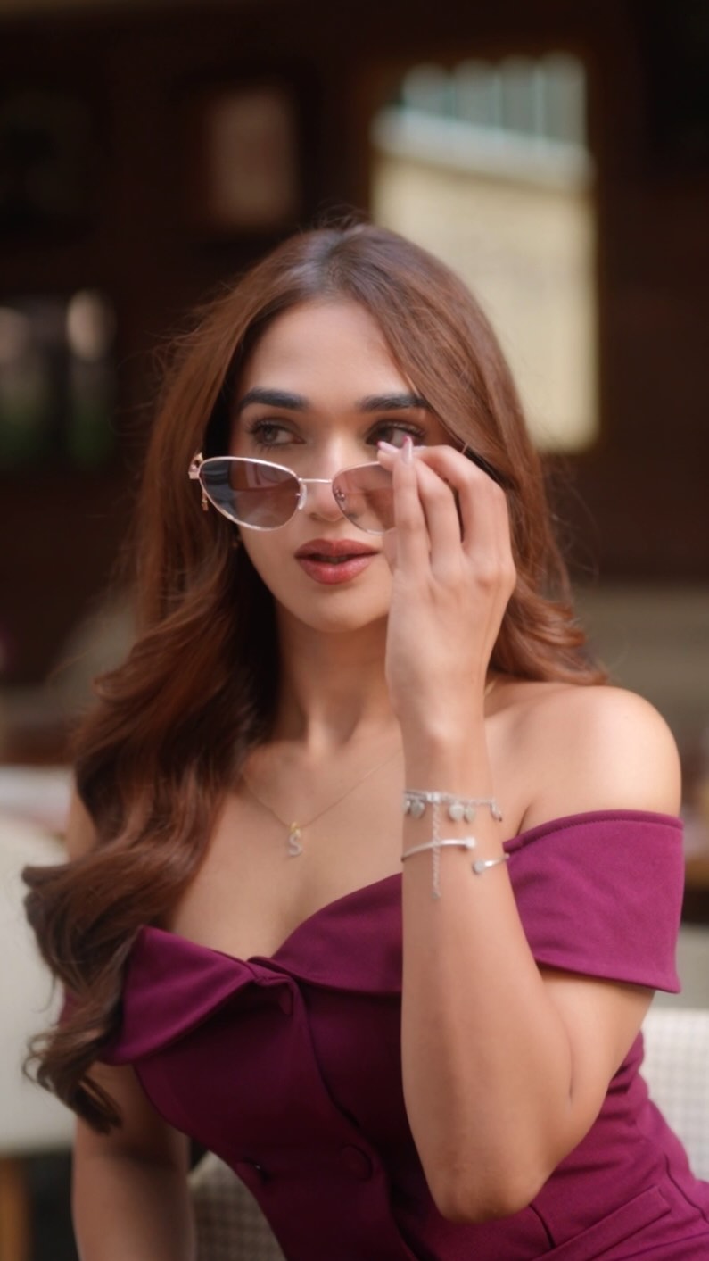 Instagram post by @sunainalal for John Jacobs Eyewear. Caption reads: Just me and my European alter ego having a quiet....