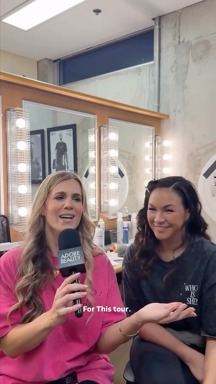 Instagram post by @wedonthavetimeforthis for Adore Beauty. Caption reads: We brought the ultimate beauty pick‑me‑up station....