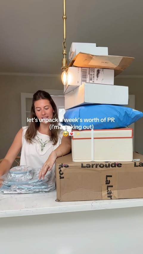 Instagram post by @ansley_earle for LeSportsac. Caption reads: [...] @sezane @larroude @kiehls @lesportsac....
