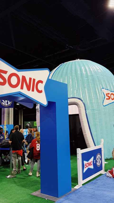 Instagram post by @kaidenkilpatrick_ for Sonic Drive-In. Caption reads: [...] Championship the right way… with....