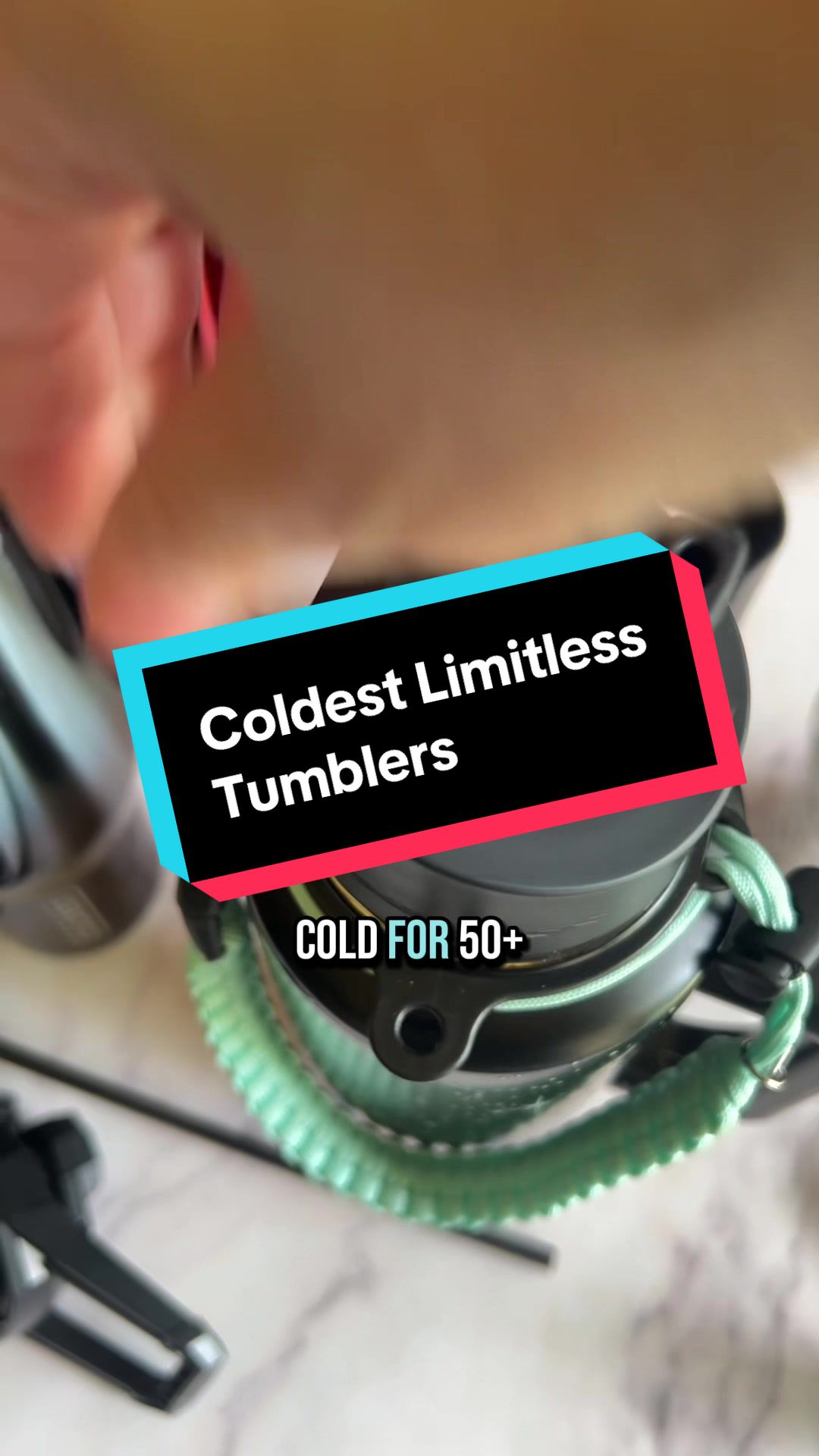 TikTok post by @scottishcherokee for Coldest. Caption reads: The coldest water from @Coldest [...].