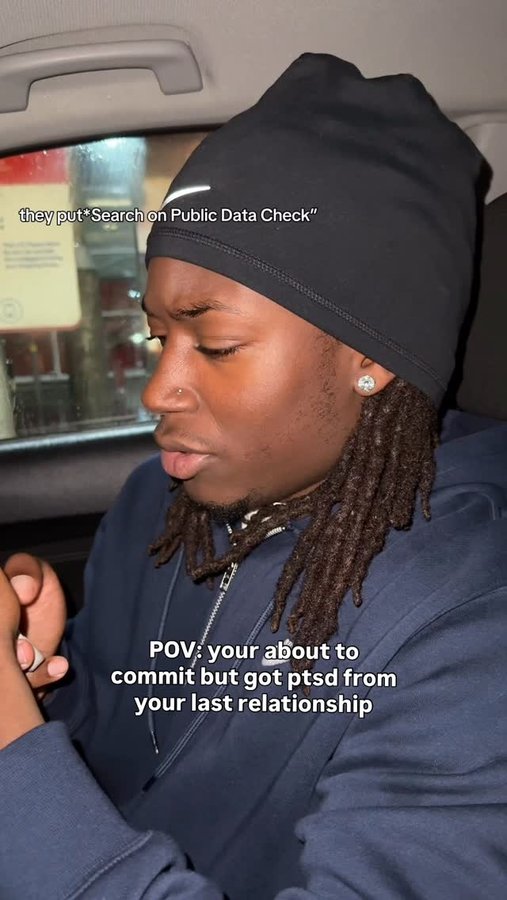 Instagram post by @_leproo for Public Data Check. Caption reads: Gotta safe yourself always 😂 #ad @publicdatacheck.