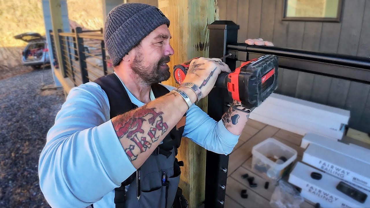 YouTube post by @PerkinsBuilderBrothers for Airbnb. Caption reads: Construction of a MEGA sized Modern Home P124.