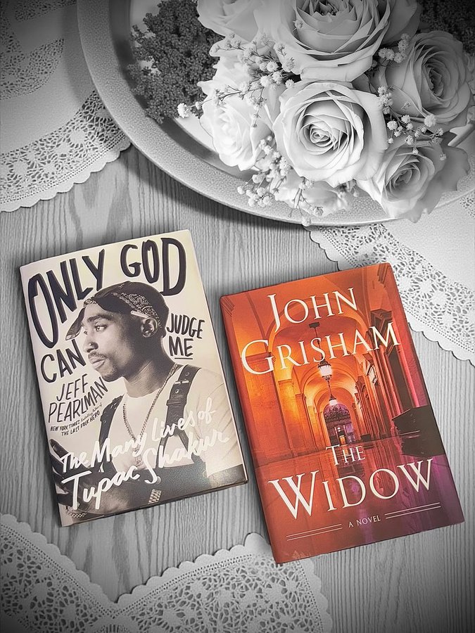 Instagram post by @bookgirlbrown_reviews for Mariner Books. Caption reads: [...] #ad much love for my finished copies....