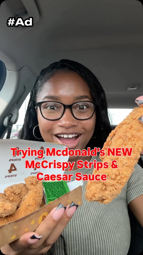 Instagram post by @laiya.xo for McDonald's of Michigan. Caption reads: [...] now💚💚. #ad #mcdonalds #reels....