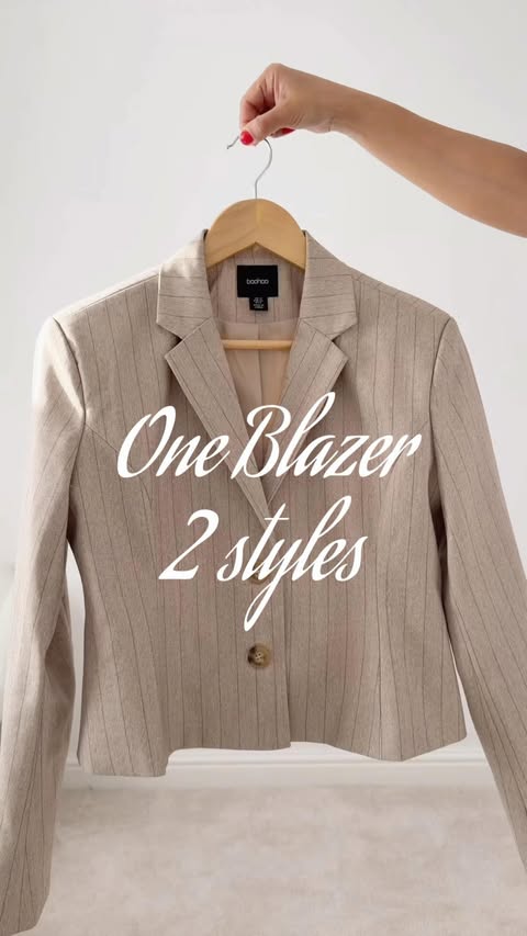 Instagram post by @blushedvanity for Boohoo. Caption reads: [...] completely different vibes ✨
Styled this....