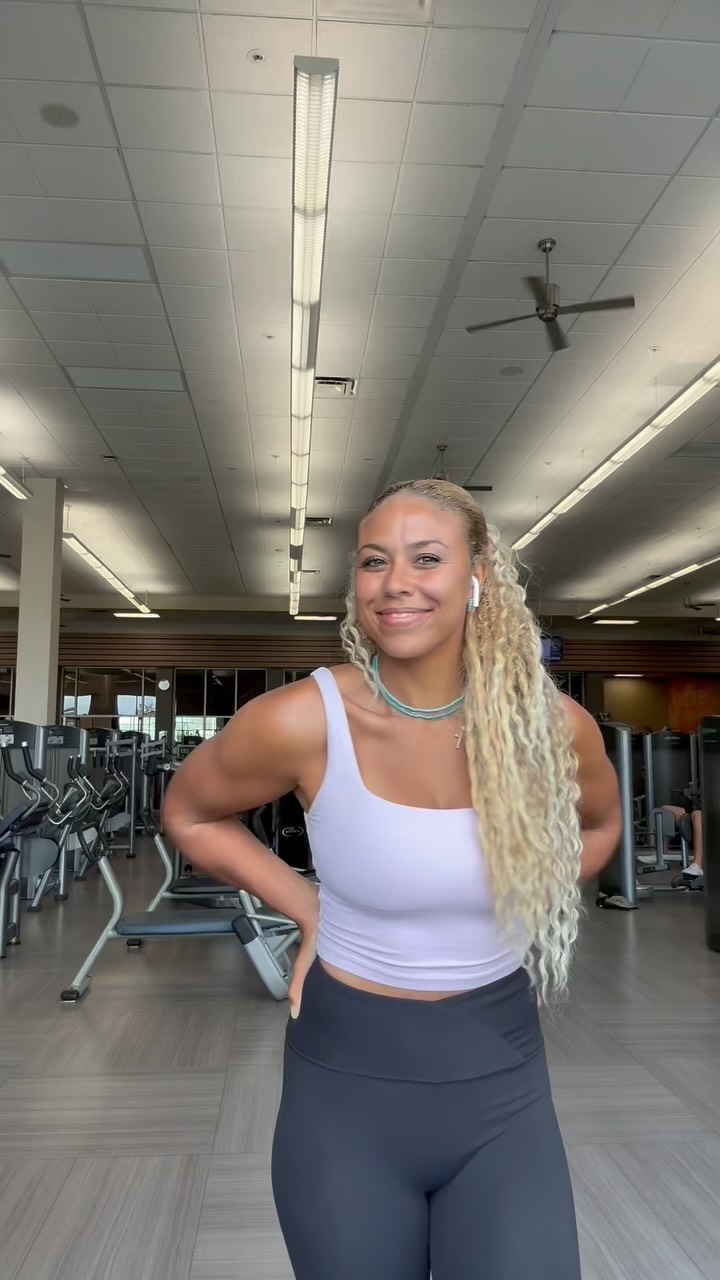 Instagram post by @taliaperezofficial for Eternal Water. Caption reads: Being intentional in one area of life tends to....