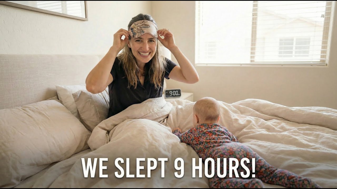 YouTube post by @calebandabby for Ritual. Caption reads: day in the life after finally sleeping through the....