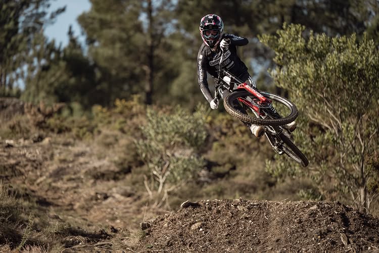 Instagram post by @alran_till_mtb for Crankbrothers. Caption reads: [...] with new sponsors with @rockshox and....