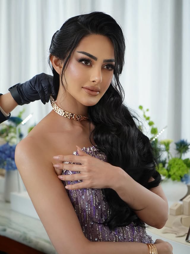 Instagram post by @missglobalpeace for Chopard. Caption reads: A Chopard princess 💎✨ An evening I chose, pieces....