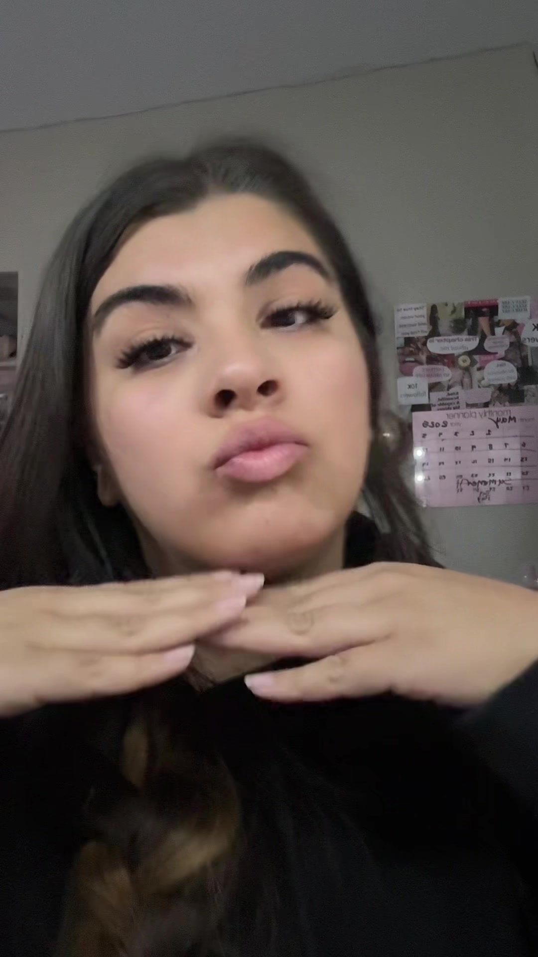 TikTok post by @queen_itza1 for Ucoolmelashes. Caption reads: Eyelash clusters by @UCoolMeLashes 💕 #skincare....