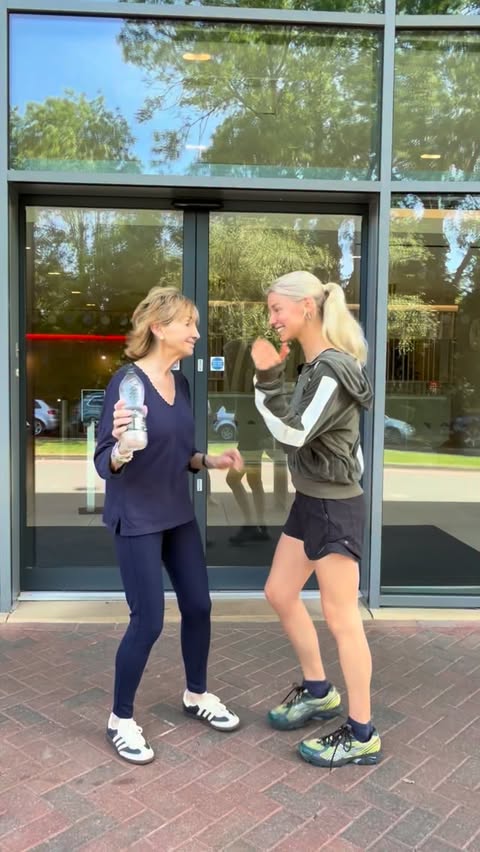 Instagram post by @janieandsusie for Virgin Active. Caption reads: [...] same approach to health and wellness....