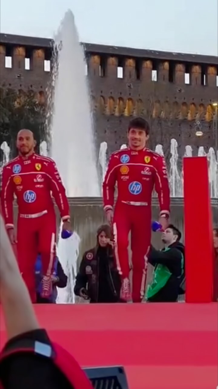 Instagram post by @luganoexclusive for HP. Caption reads: #AllExclusiveus #Live @ferrari @scuderiaferrari....