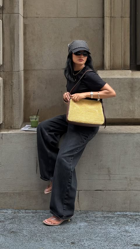 Instagram post by an influencer for REVOLVE. Caption reads: [...] every outfit. @toryburch on @revolve....