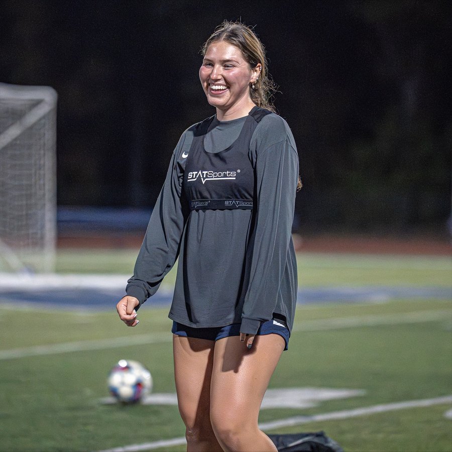 Instagram post by @mbu_athletics for statsports. Caption reads: Grateful for our partnership with @statsports for....