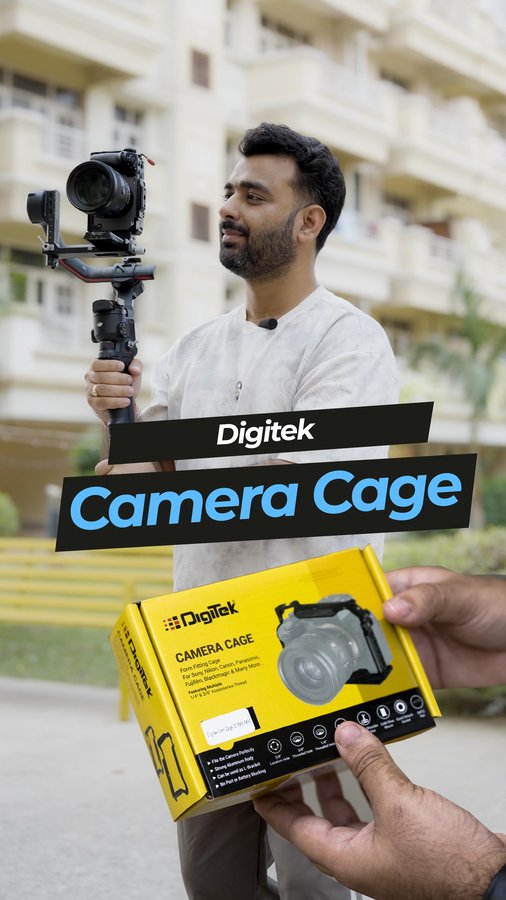 Instagram post by @gryindia for Digitek. Caption reads: Built like a tank, designed for creators. 💪....