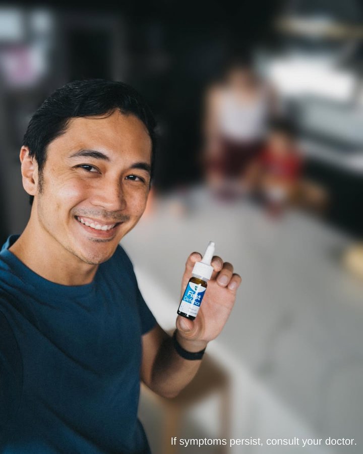 Instagram post by @thatguyslater for Vicks Philippines. Caption reads: True Story: Someone at home had a runny nose....