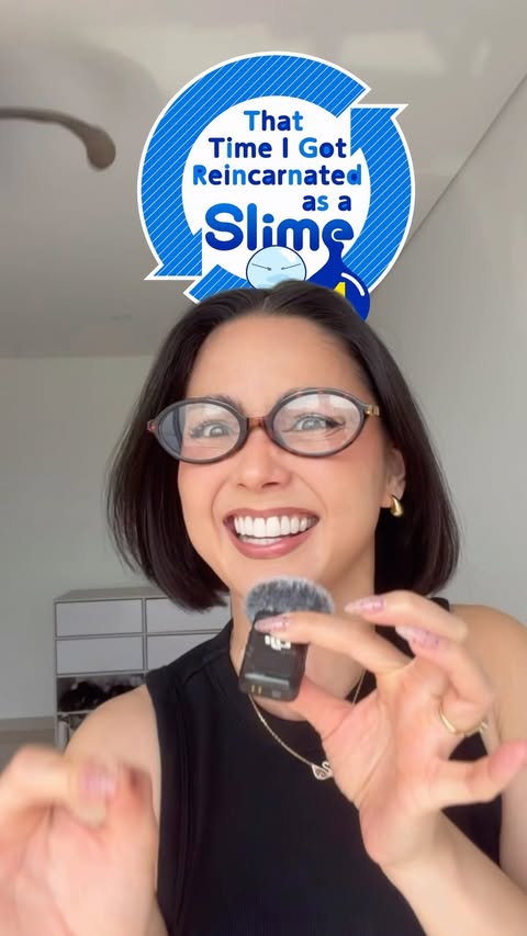 Instagram post by @megumihasebep for Crunchyroll. Caption reads: [...] I Got Reincarnated as a Slime”🙋🏻‍♀️....