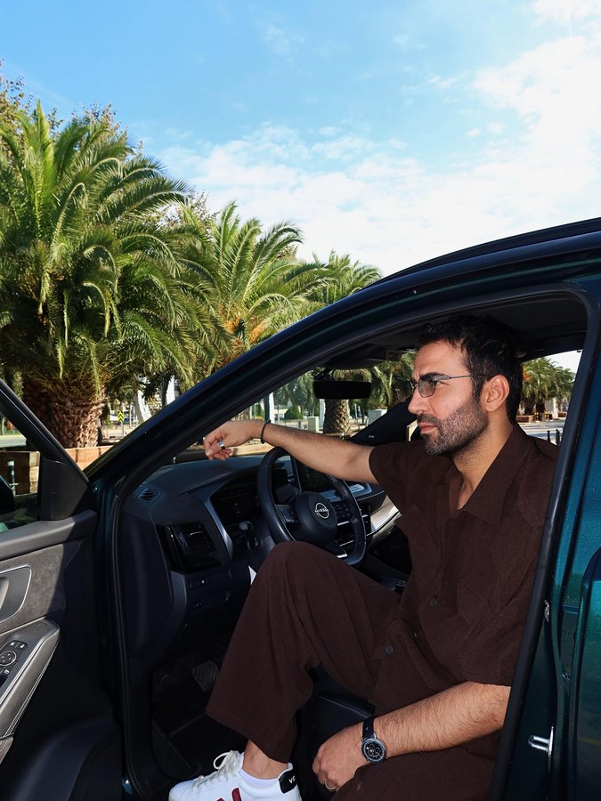 Instagram post by @feritkaya21 for Nissan Türkiye. Caption reads: Tarzım, sürüş keyfim:....