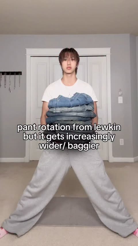 Instagram post by @tristtenlee for LEWKIN. Caption reads: pant rotation from @lewkinofficial use code....