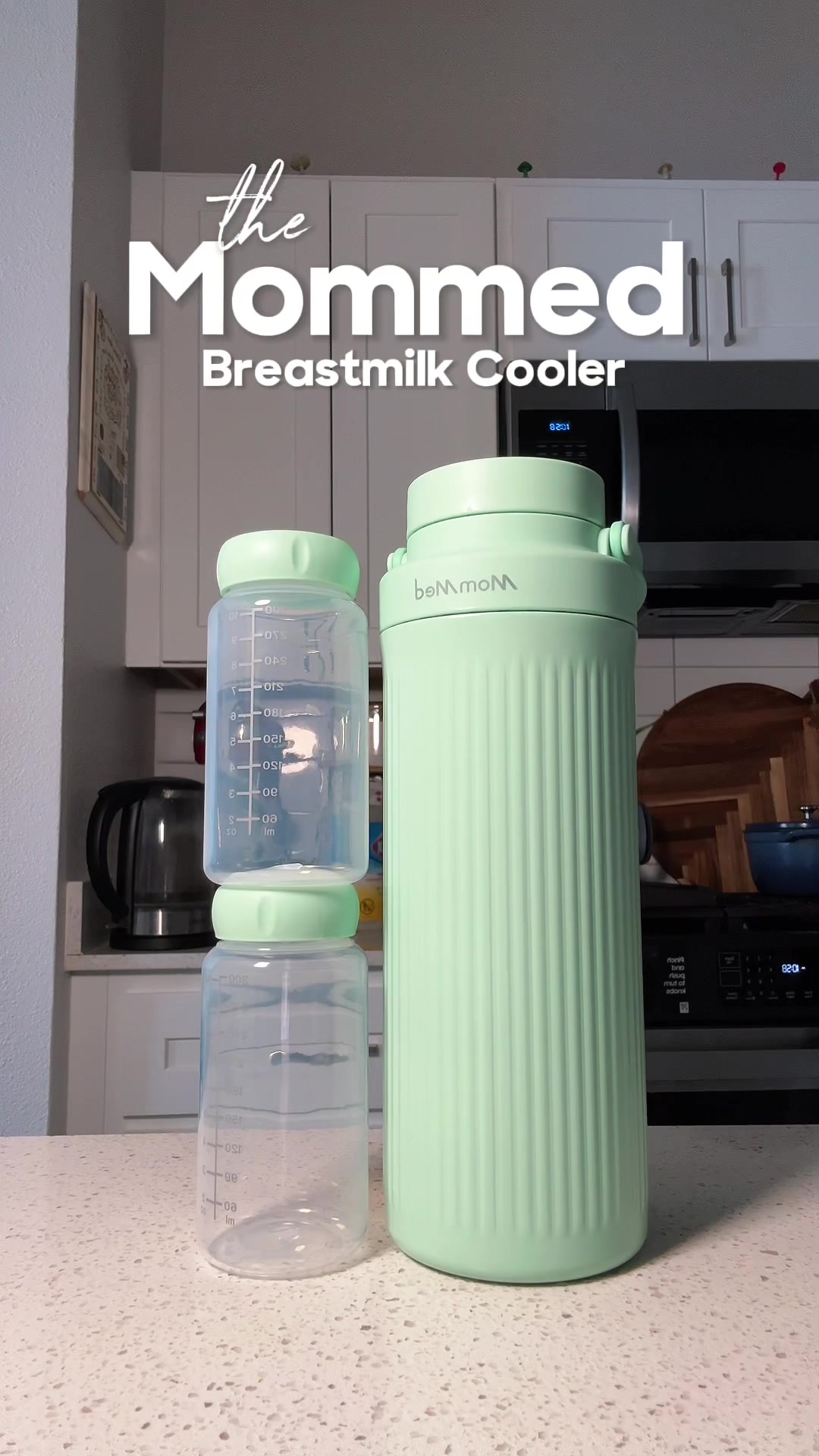 TikTok post by @joynjoyness for Mommed. Caption reads: [...] cooler does the same job for less ✨  @MomMed....